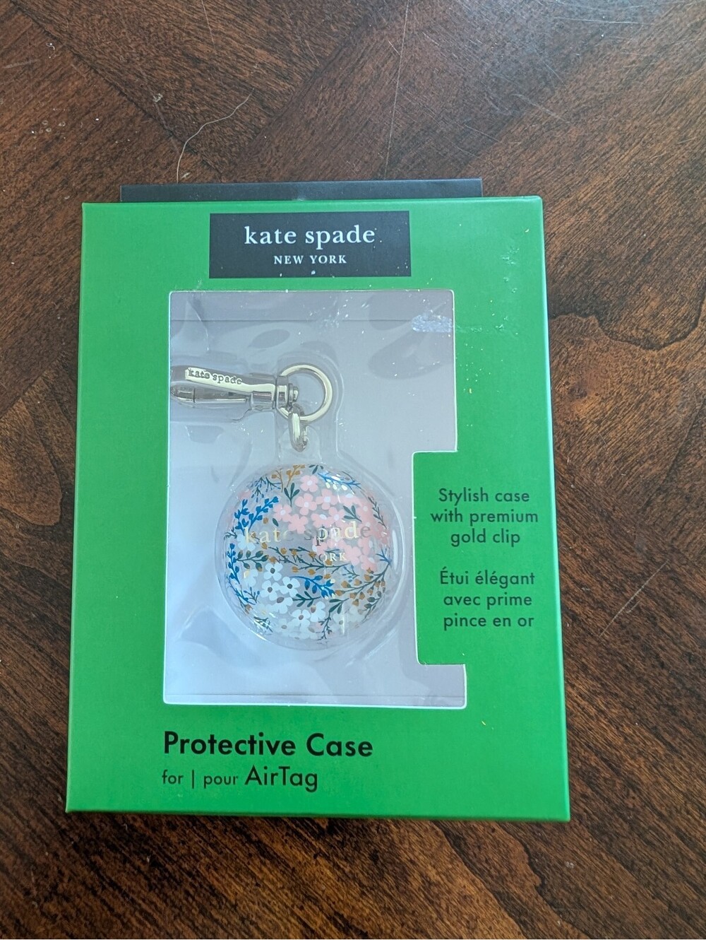 Kate Spade New York AirTag Protective Case Floral NWT